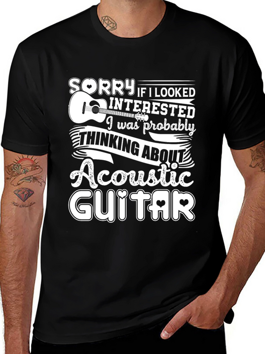 Acoustic Guitar Lover Graphic Tee