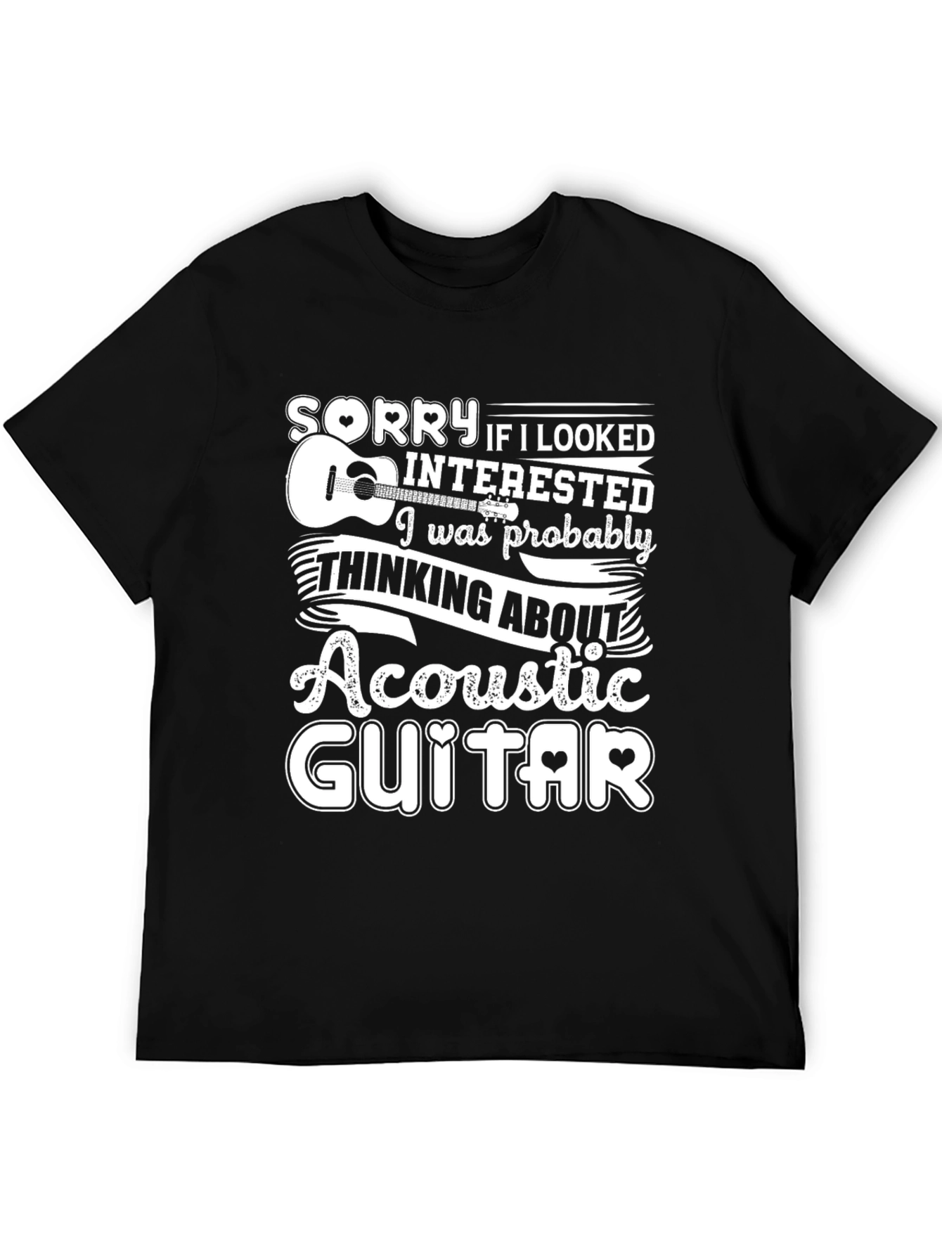 Acoustic Guitar Lover Graphic Tee