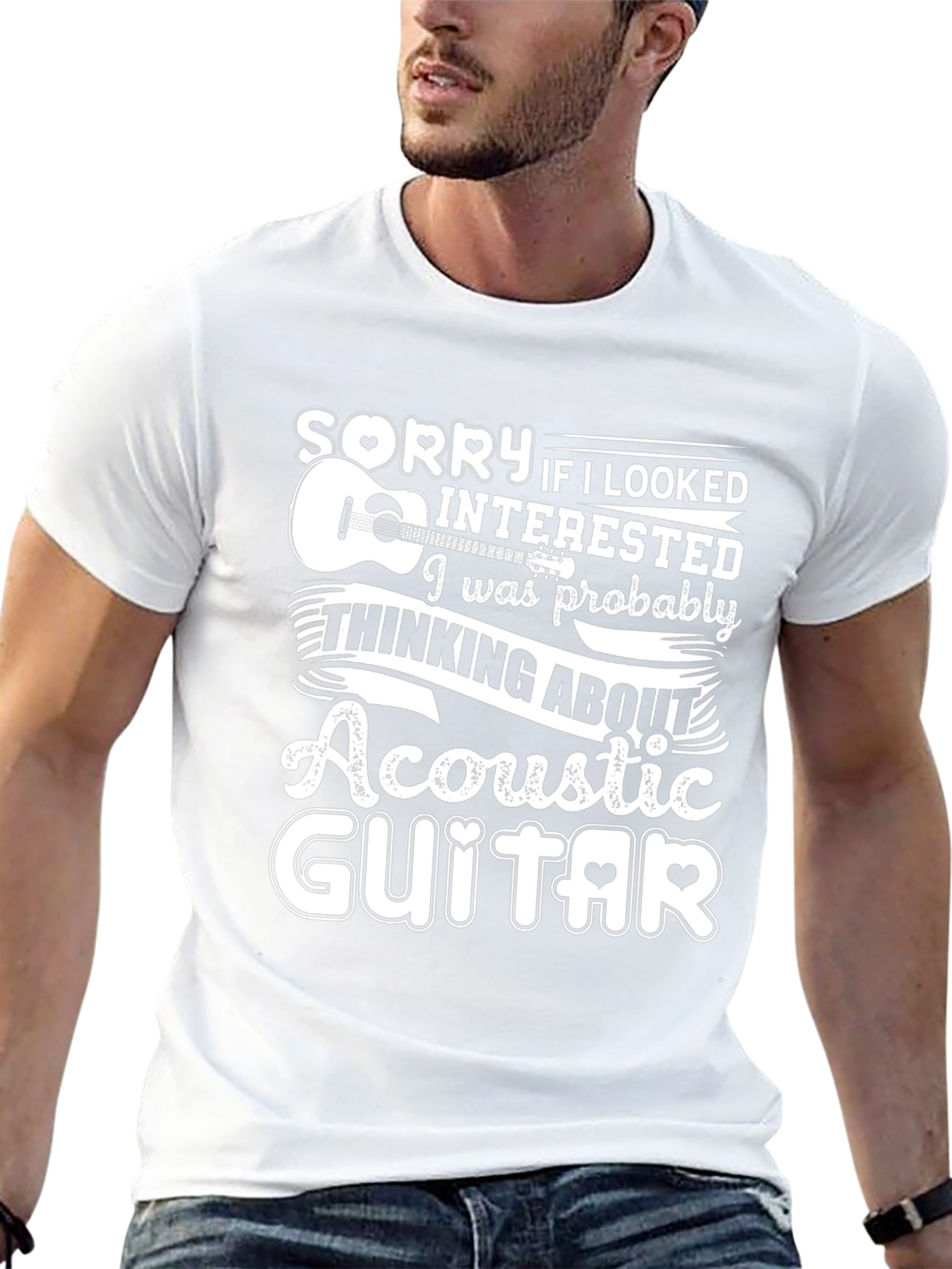 Acoustic Guitar Lover Graphic Tee