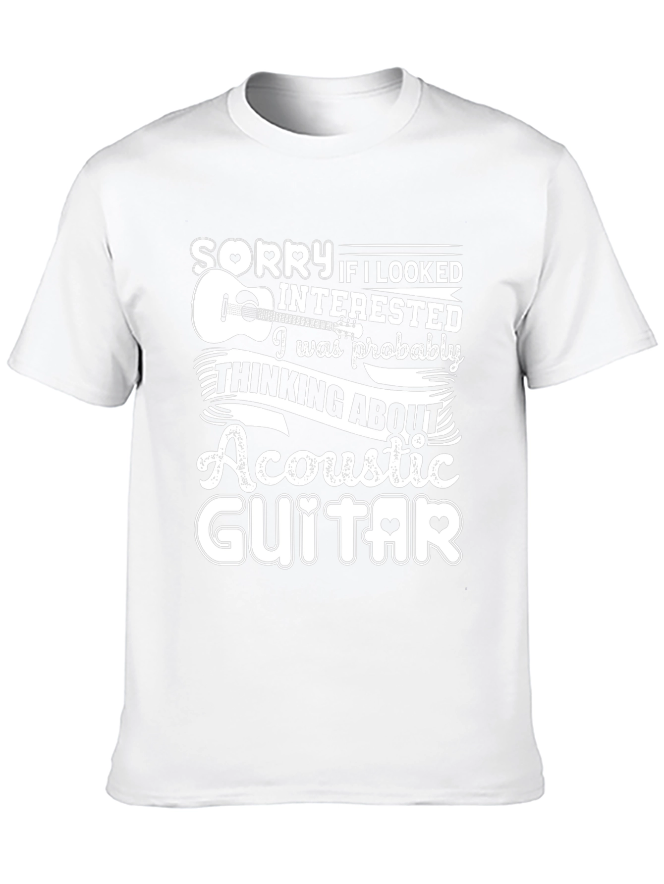 Acoustic Guitar Lover Graphic Tee