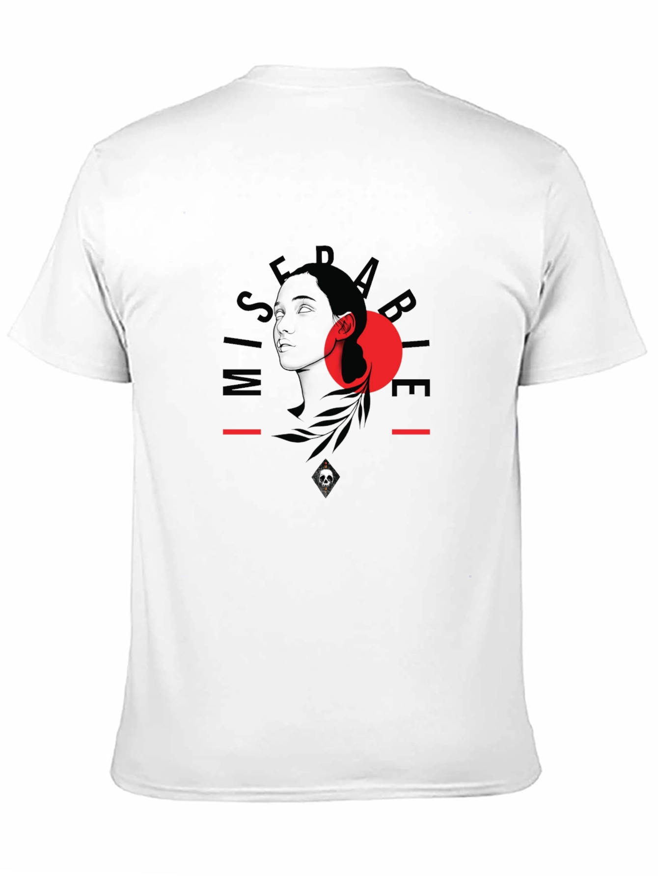 Graphic Print Black T-Shirt - Unisex Casual Tee