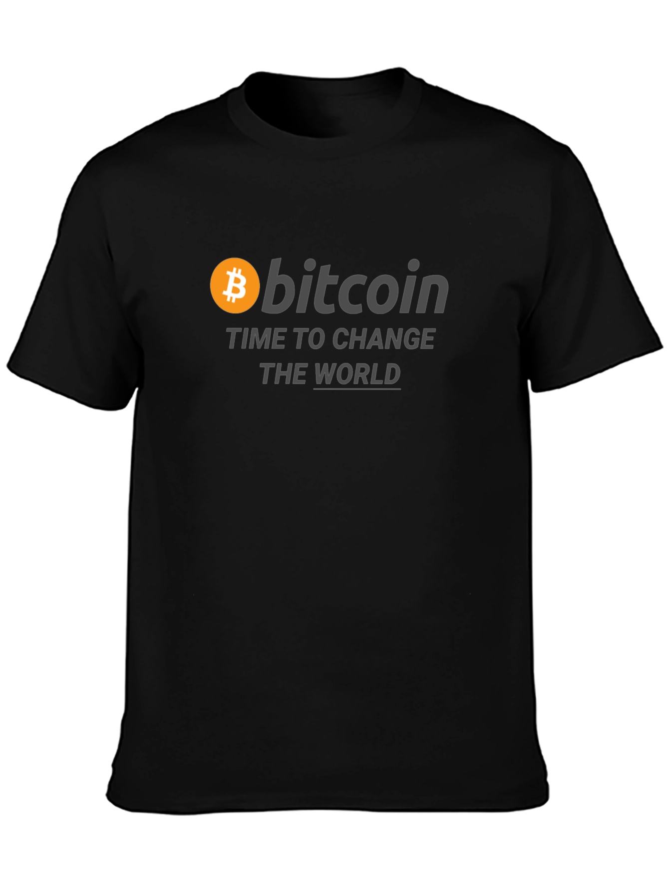 Bitcoin Change The World Graphic Tee