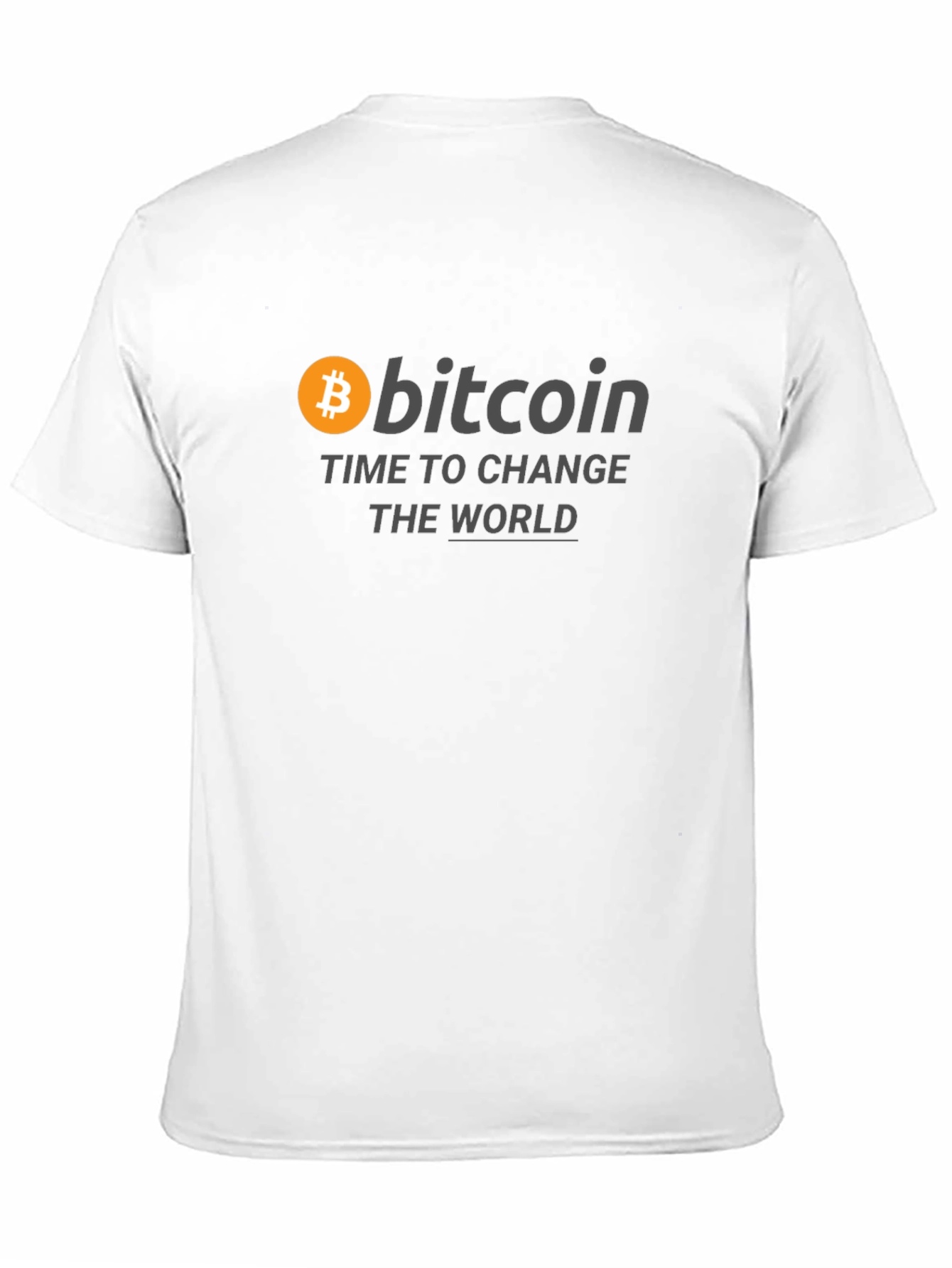 Bitcoin Change The World Graphic Tee