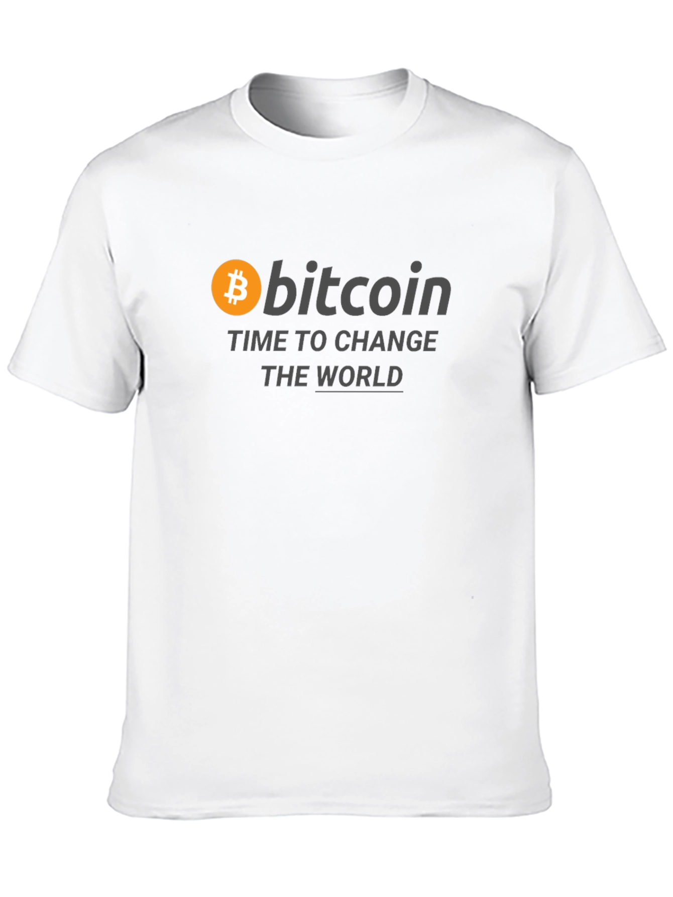 Bitcoin Change The World Graphic Tee