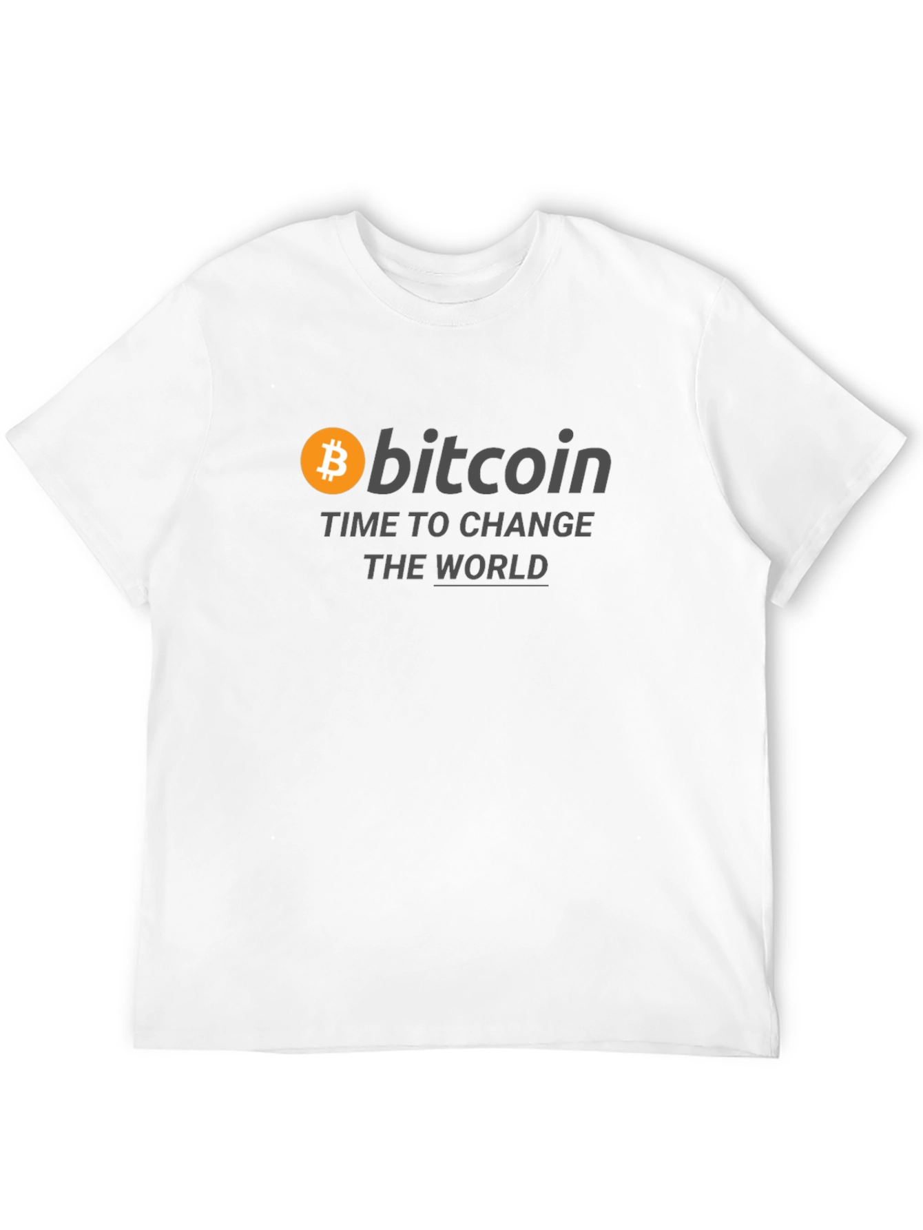 Bitcoin Change The World Graphic Tee