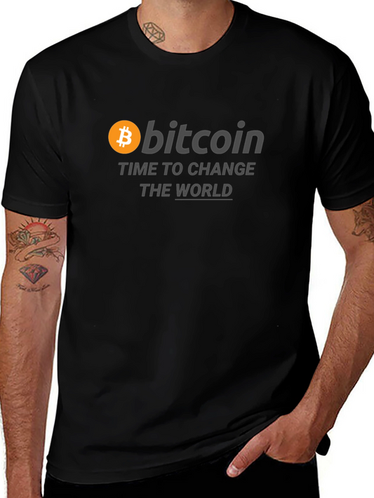 Bitcoin Change The World Graphic Tee