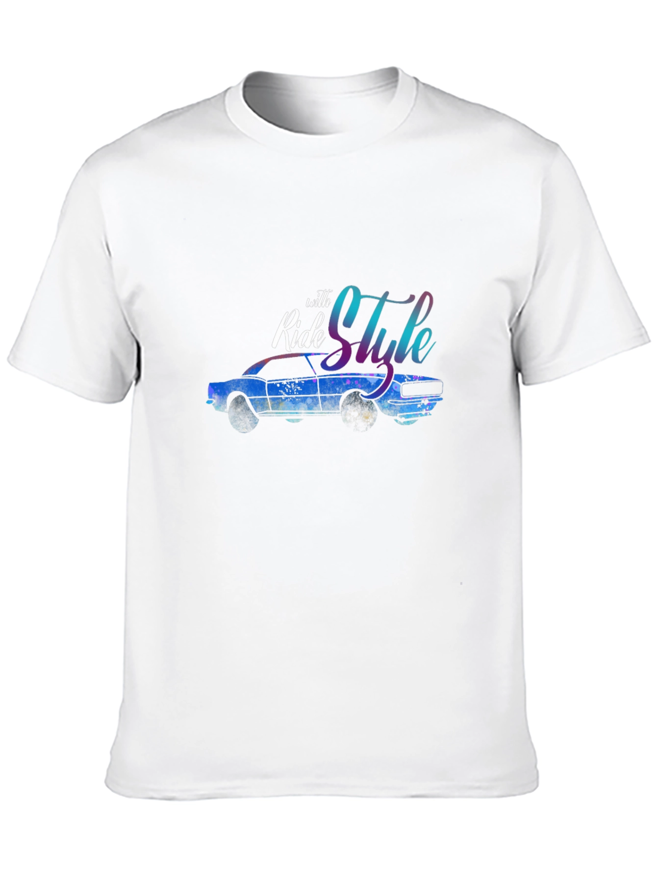 Ride with Style Car Graphic Tee