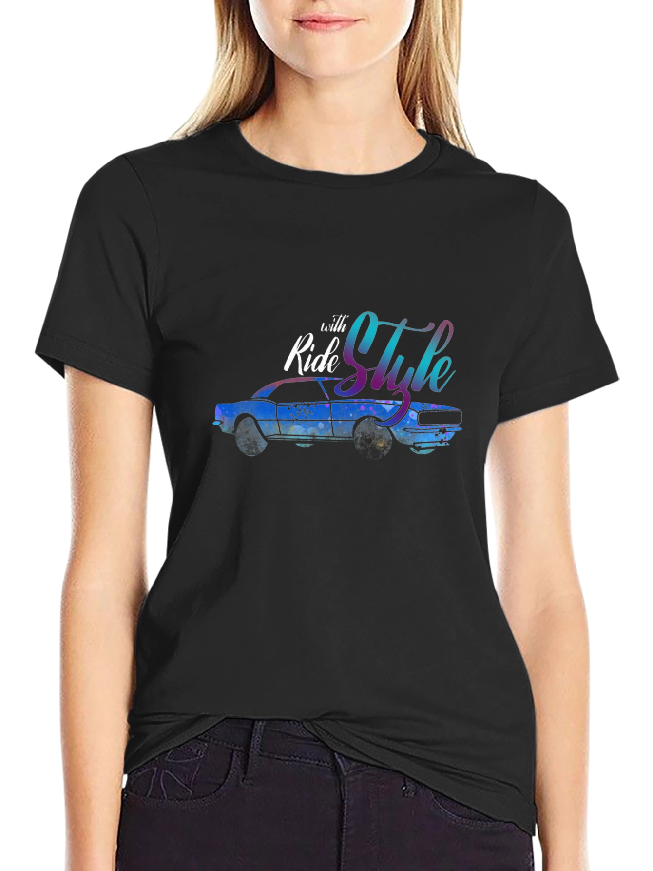 Ride with Style Car Graphic Tee