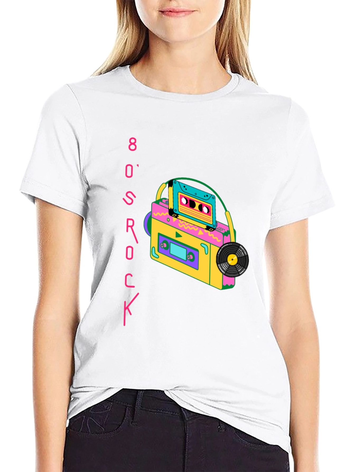 80s Rock Cassette Graphic Tee
