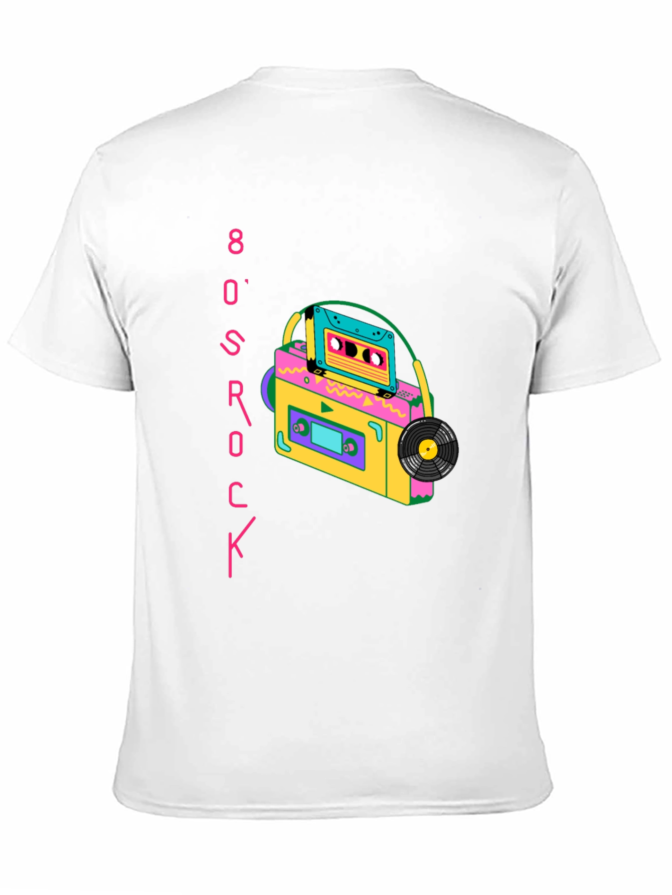 80s Rock Cassette Graphic Tee