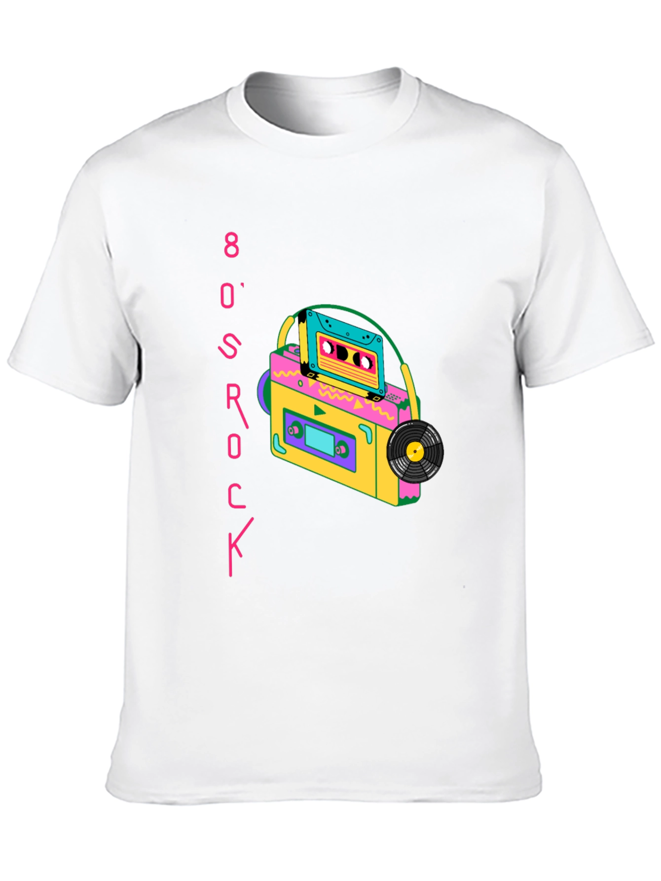 80s Rock Cassette Graphic Tee
