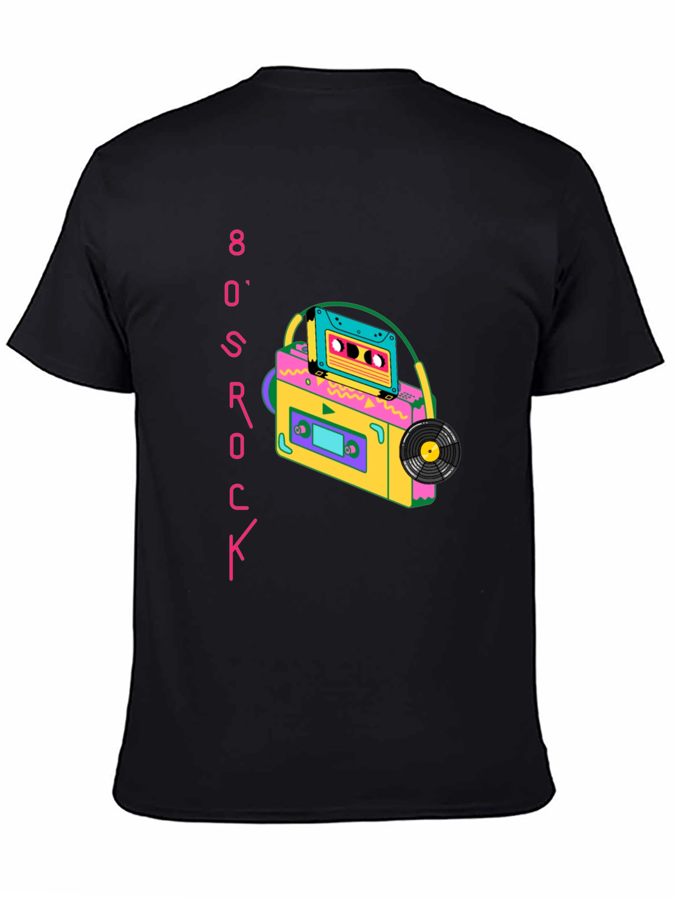 80s Rock Cassette Graphic Tee