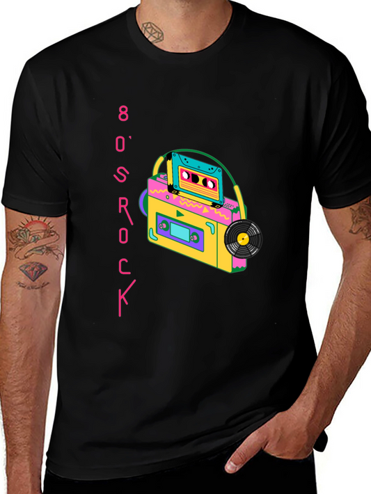 80s Rock Cassette Graphic Tee