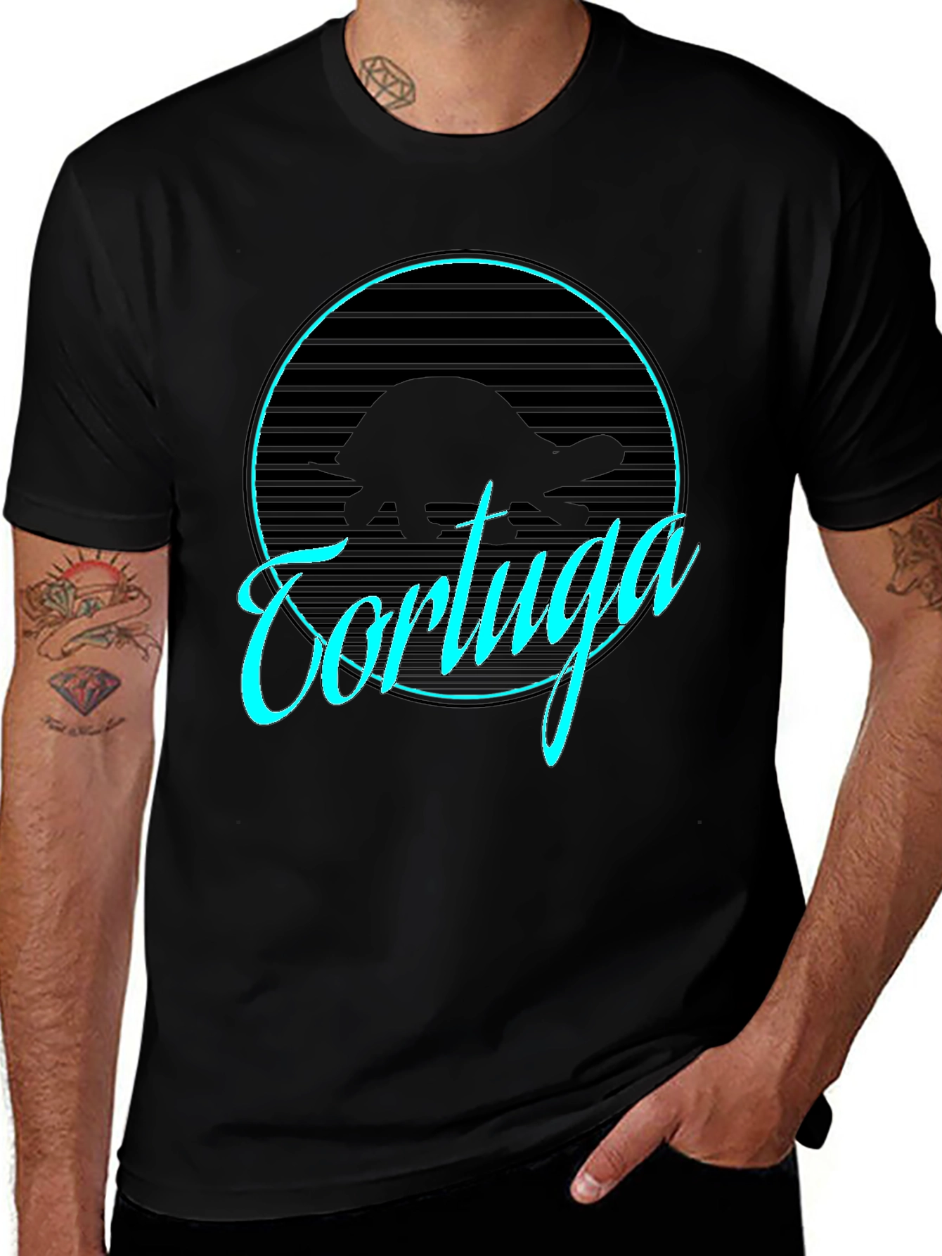 Tortuga Graphic Tee - Retro Turtle Design