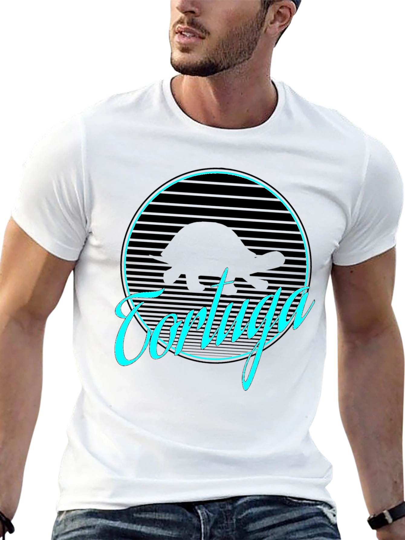 Tortuga Graphic Tee - Retro Turtle Design