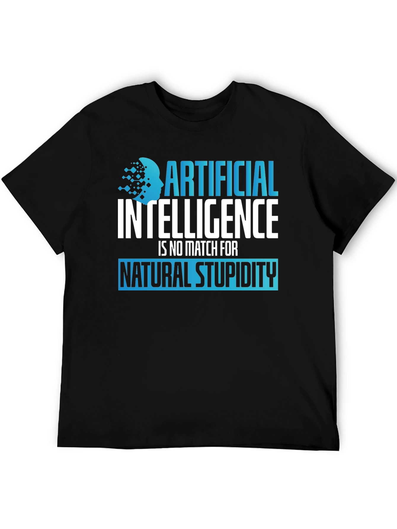 AI vs Stupidity Graphic T-Shirt