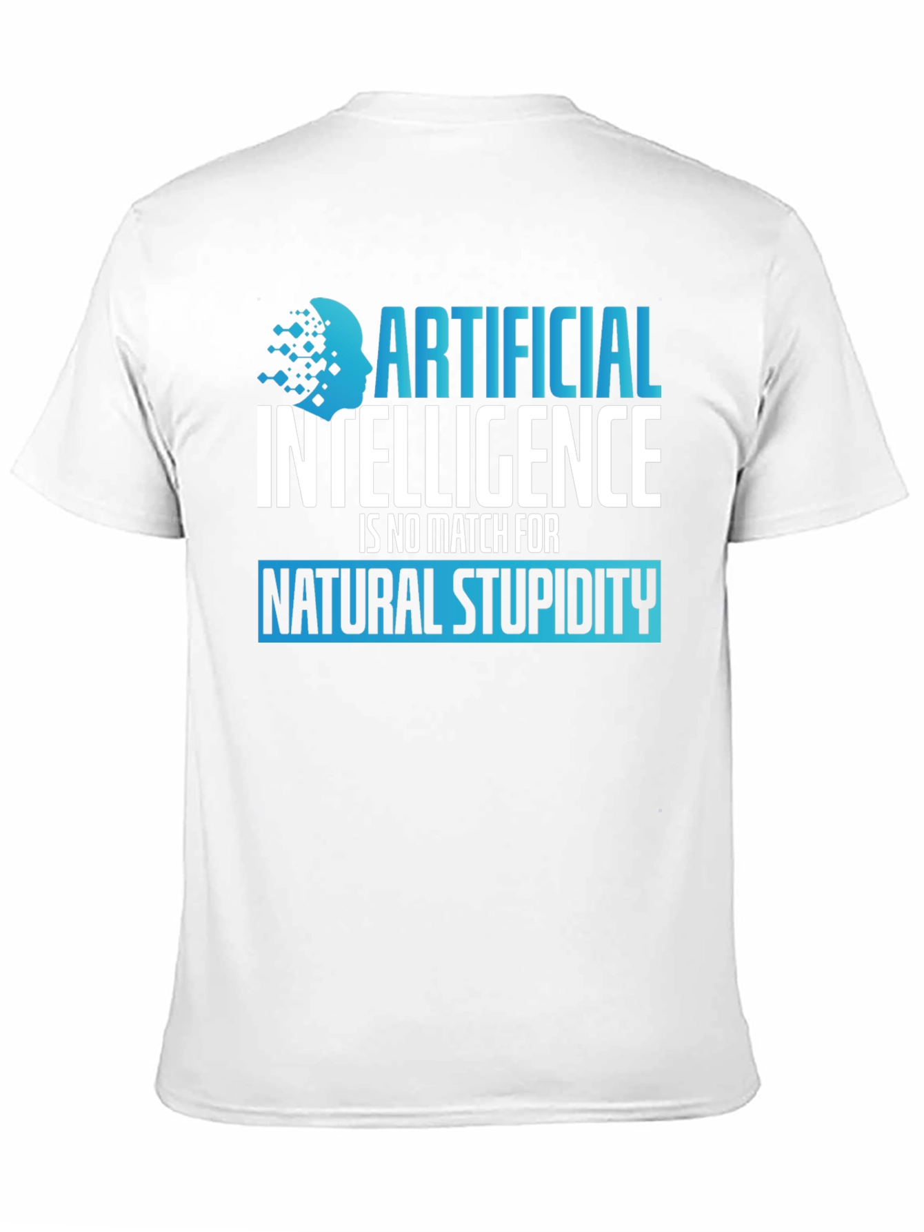 AI vs Stupidity Graphic T-Shirt