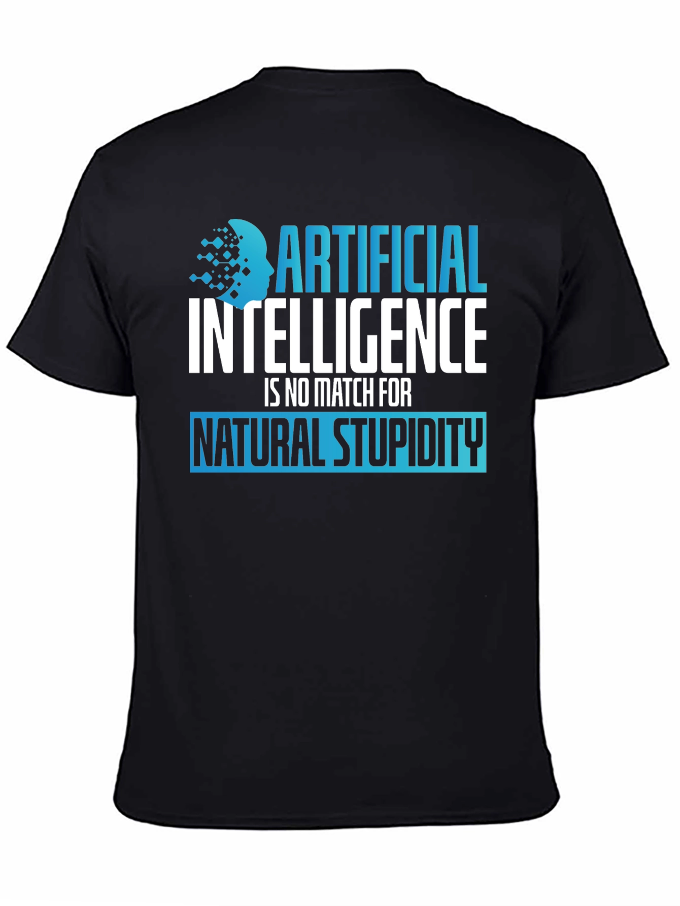 AI vs Stupidity Graphic T-Shirt