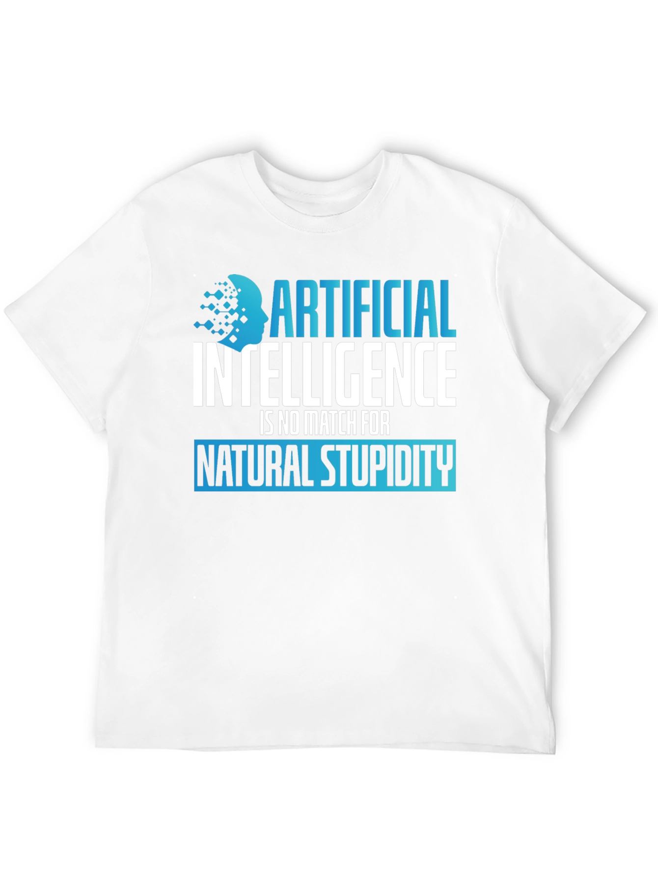 AI vs Stupidity Graphic T-Shirt