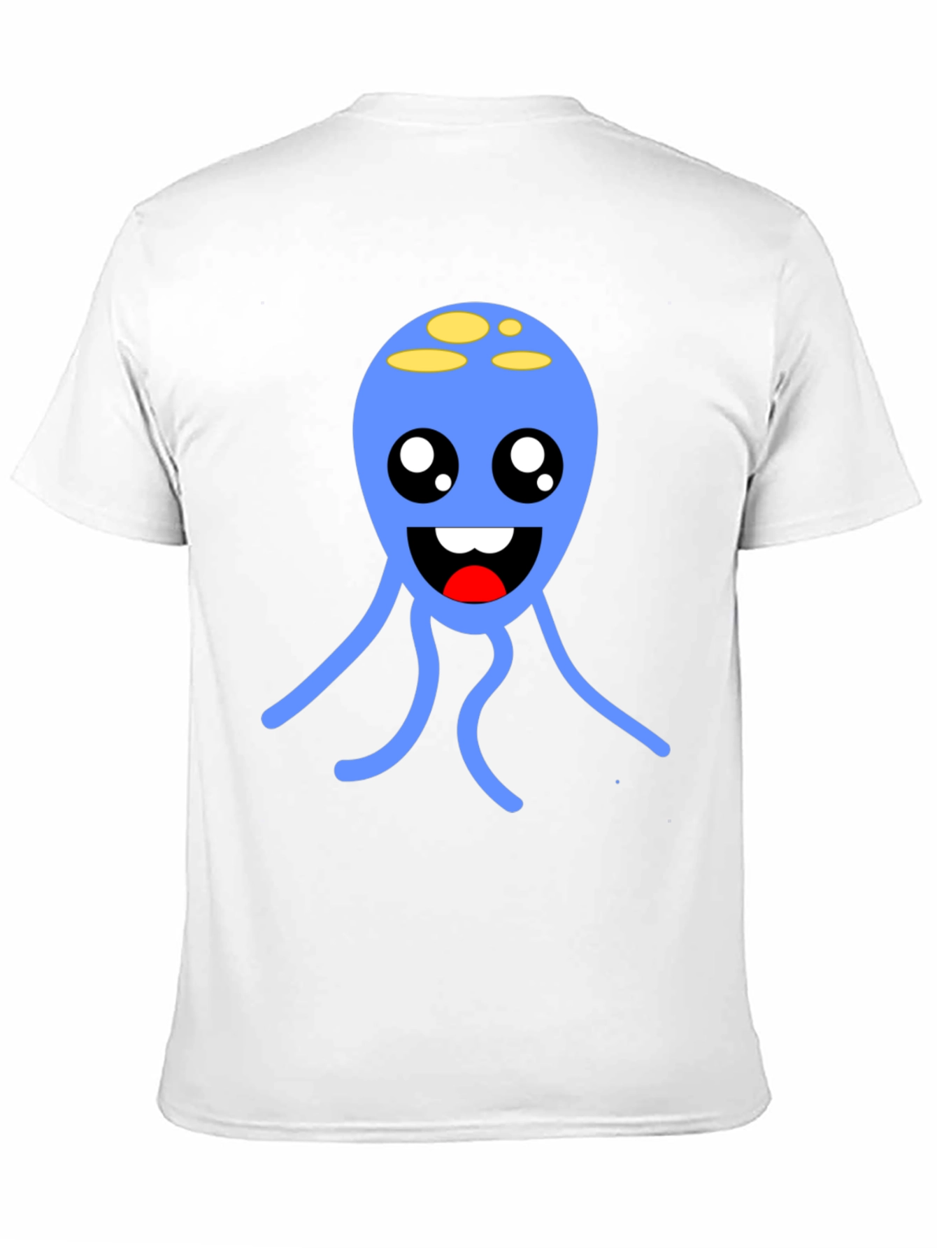 Cute Blue Alien T-Shirt - Soft Cotton Graphic Tee