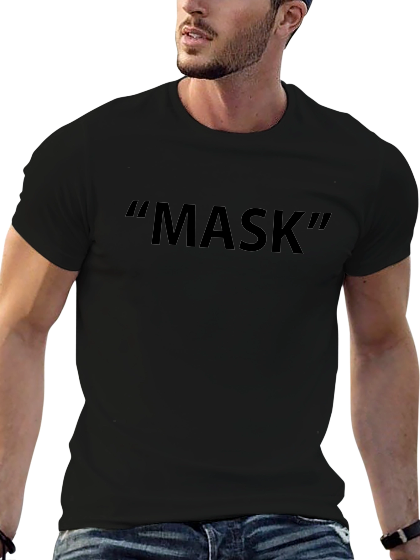 MASK Graphic Tee - Mens Black Short Sleeve