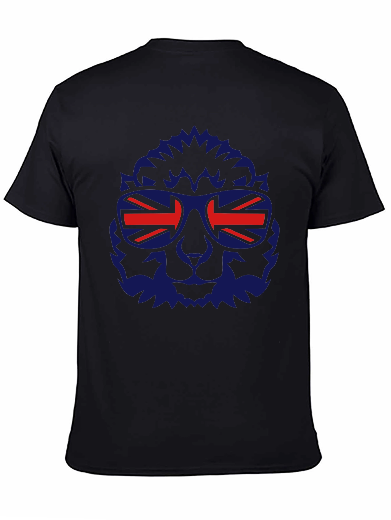 Lion UK Flag Sunglasses Graphic T-Shirt