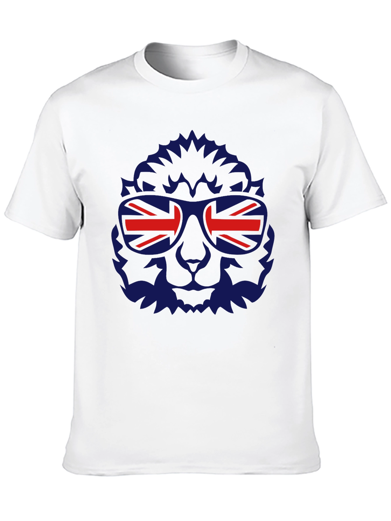 Lion UK Flag Sunglasses Graphic T-Shirt