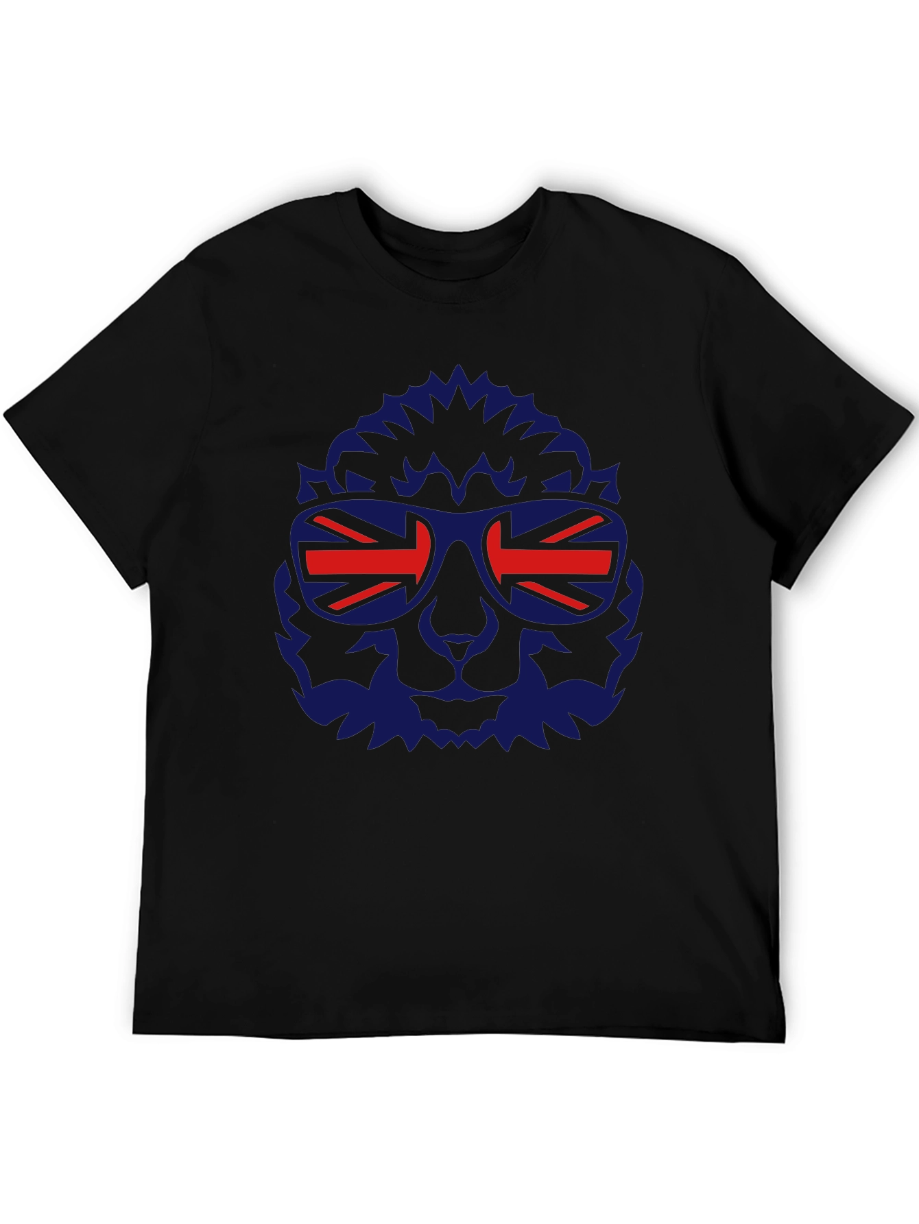 Lion UK Flag Sunglasses Graphic T-Shirt