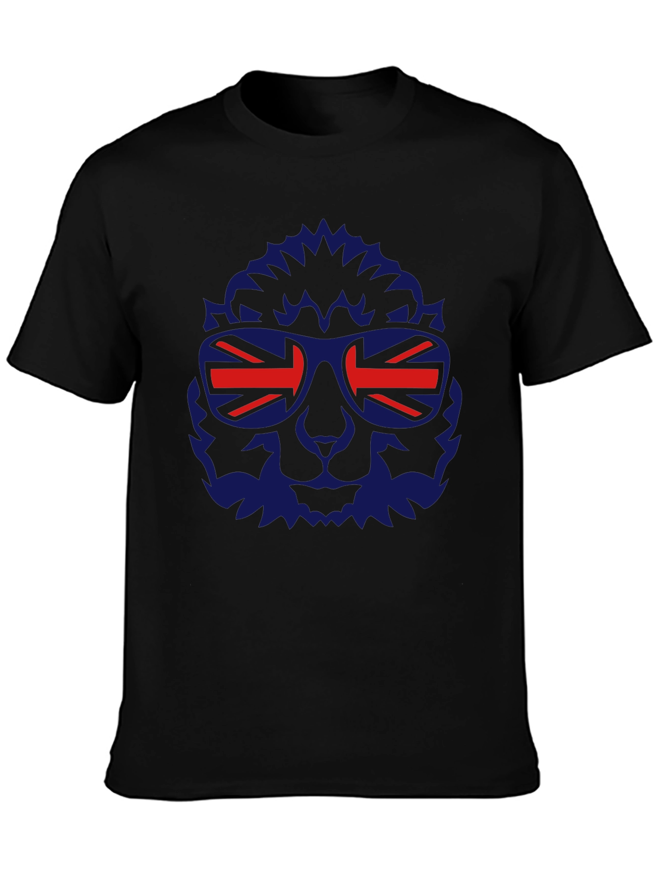 Lion UK Flag Sunglasses Graphic T-Shirt