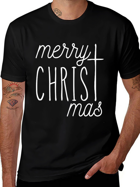 Merry Christmas Graphic Tee - Holiday Celebration T-Shirt
