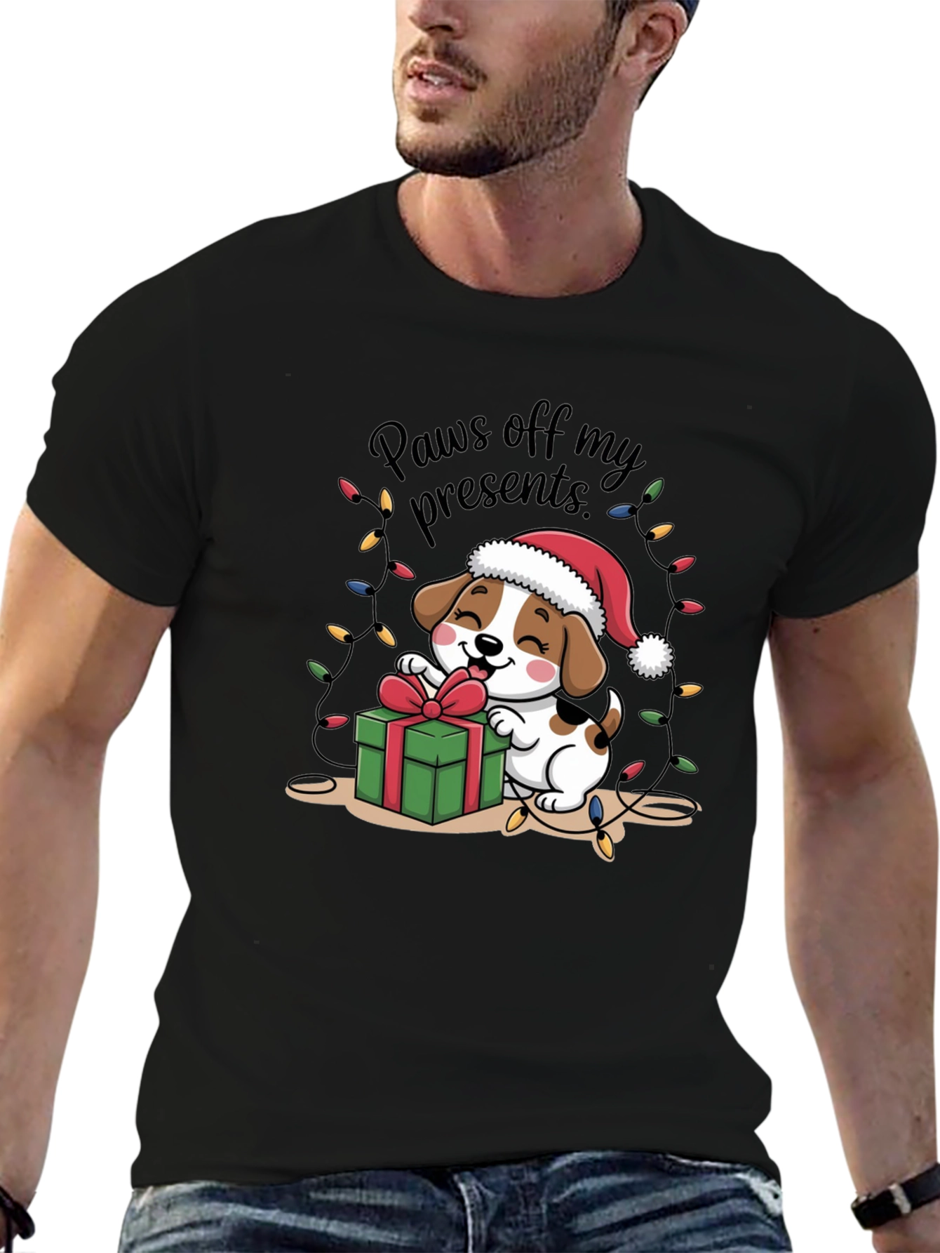 Paws Off My Presents Graphic T-Shirt