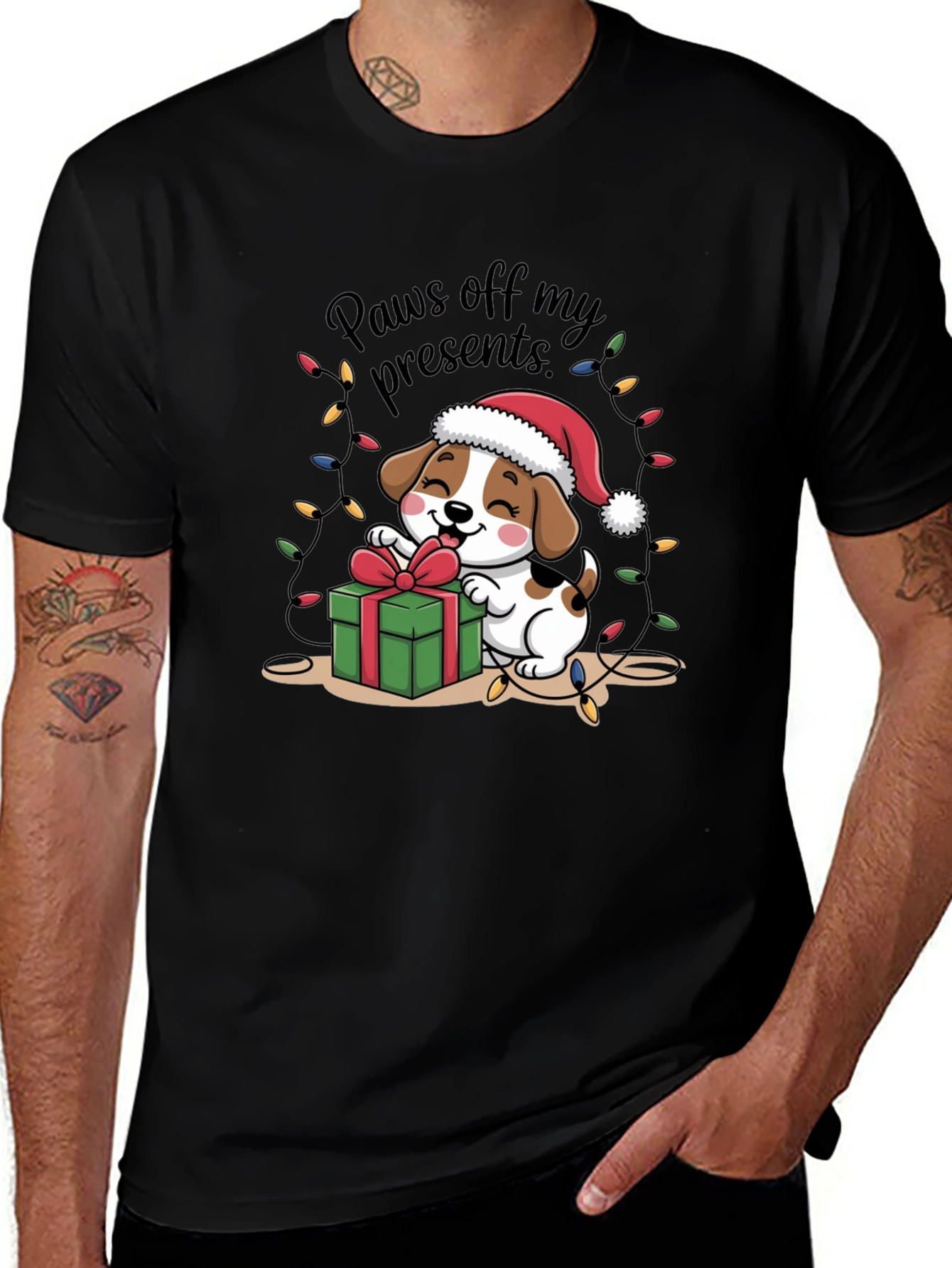 Paws Off My Presents Graphic T-Shirt
