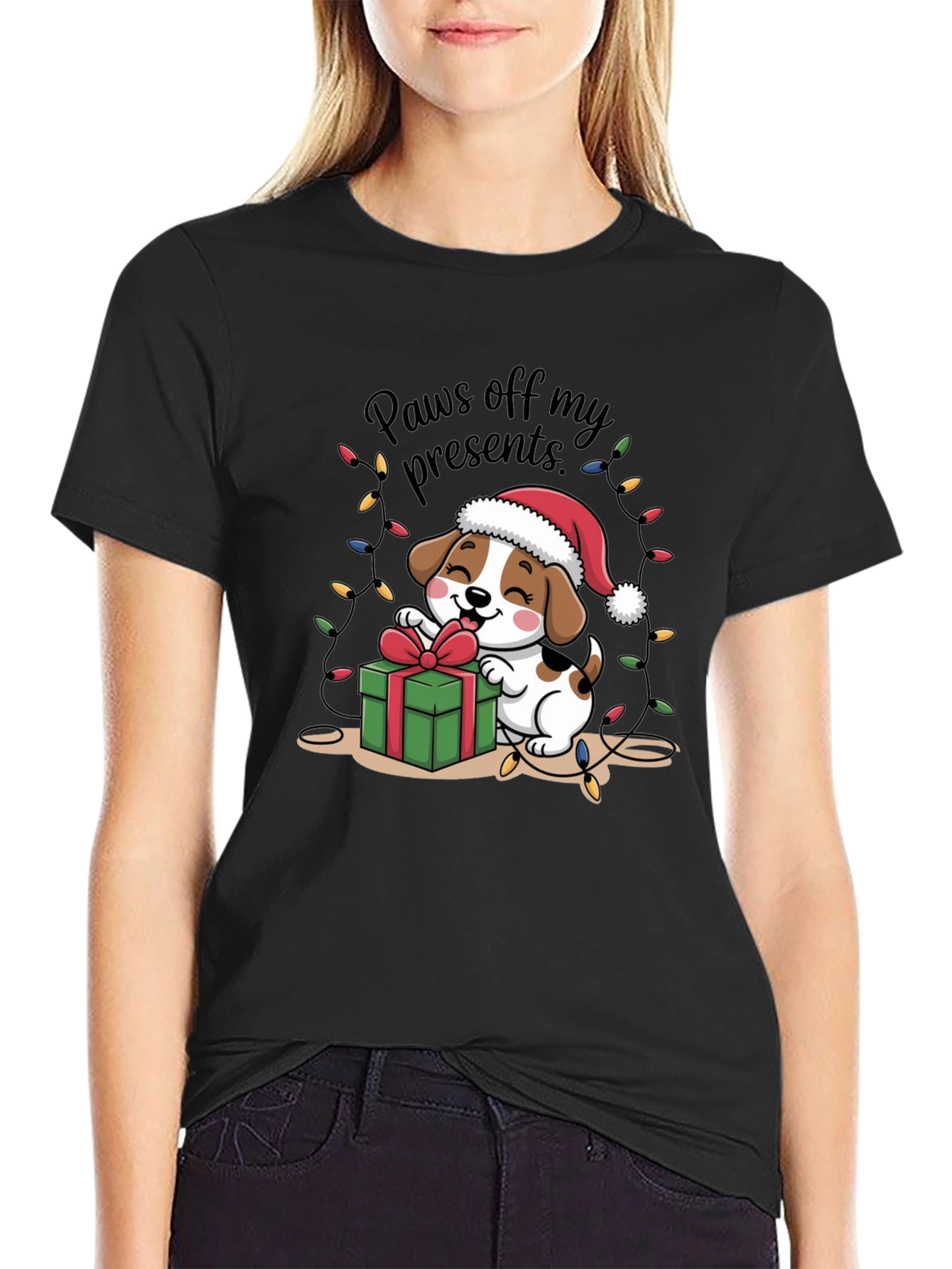 Paws Off My Presents Graphic T-Shirt