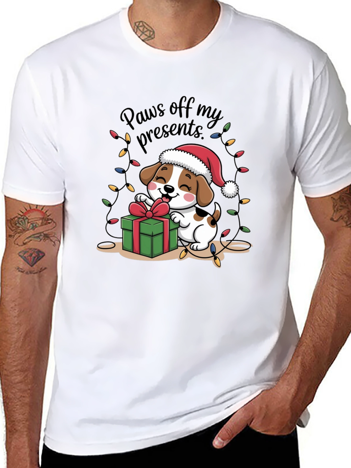 Paws Off My Presents Graphic T-Shirt