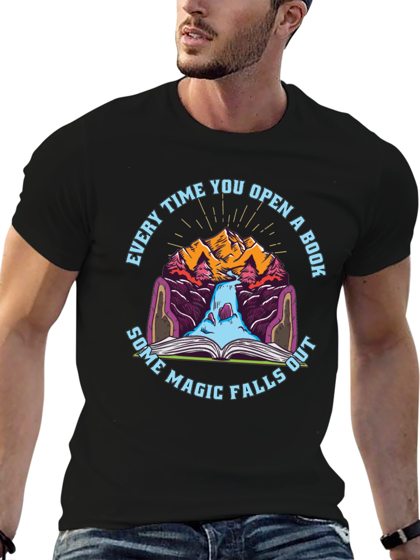 Magic Falls Out Graphic Tee - Book Lovers Shirt