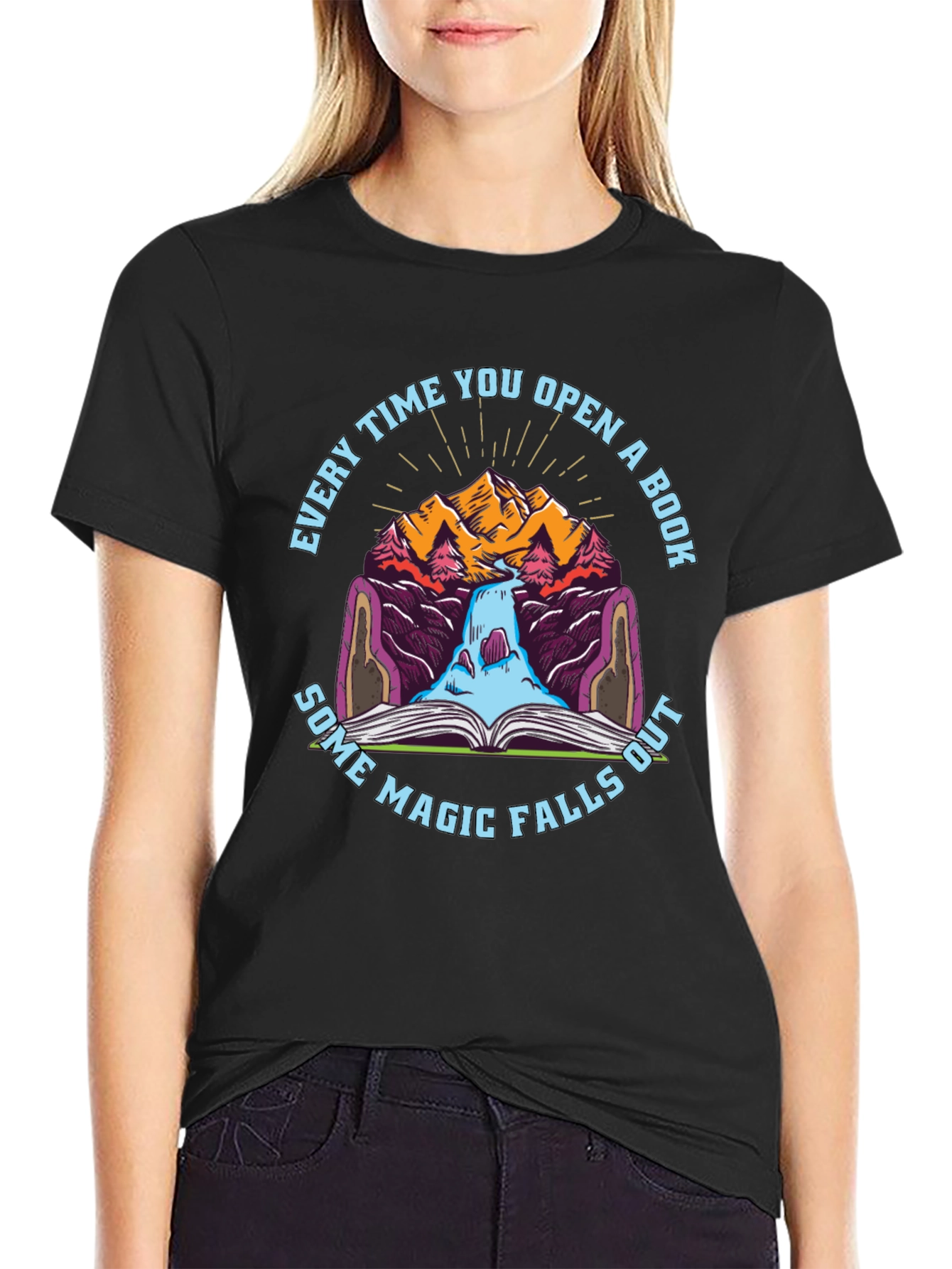 Magic Falls Out Graphic Tee - Book Lovers Shirt
