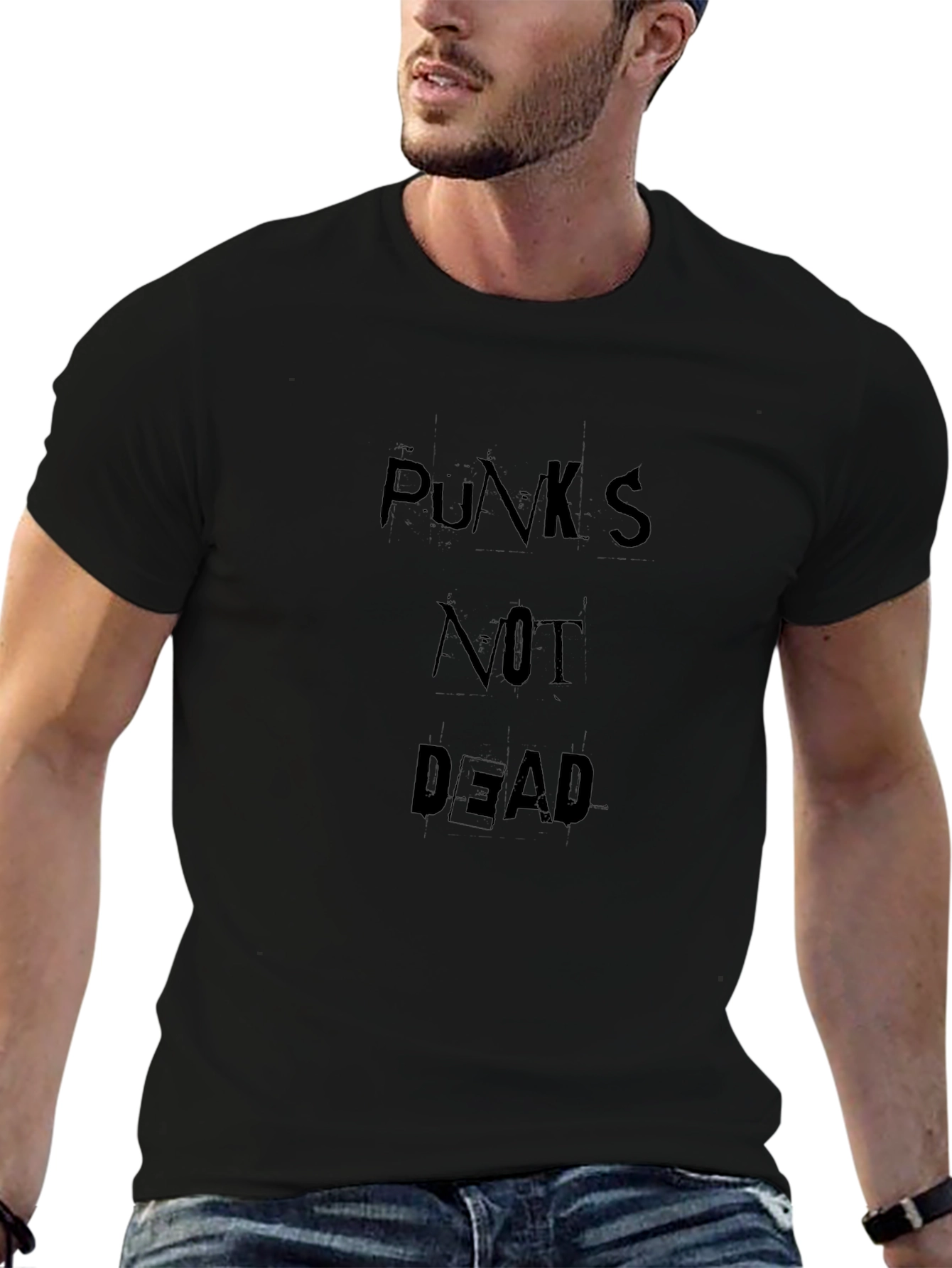 Punks Not Dead Black T-Shirt
