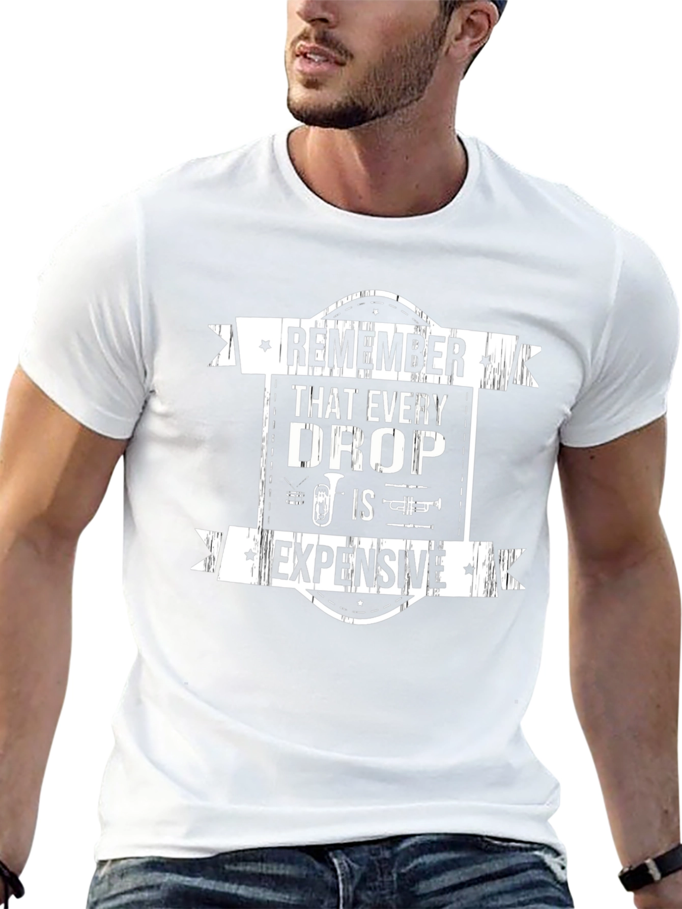 Remember That Every Drop is Expensive Black T-Shirt