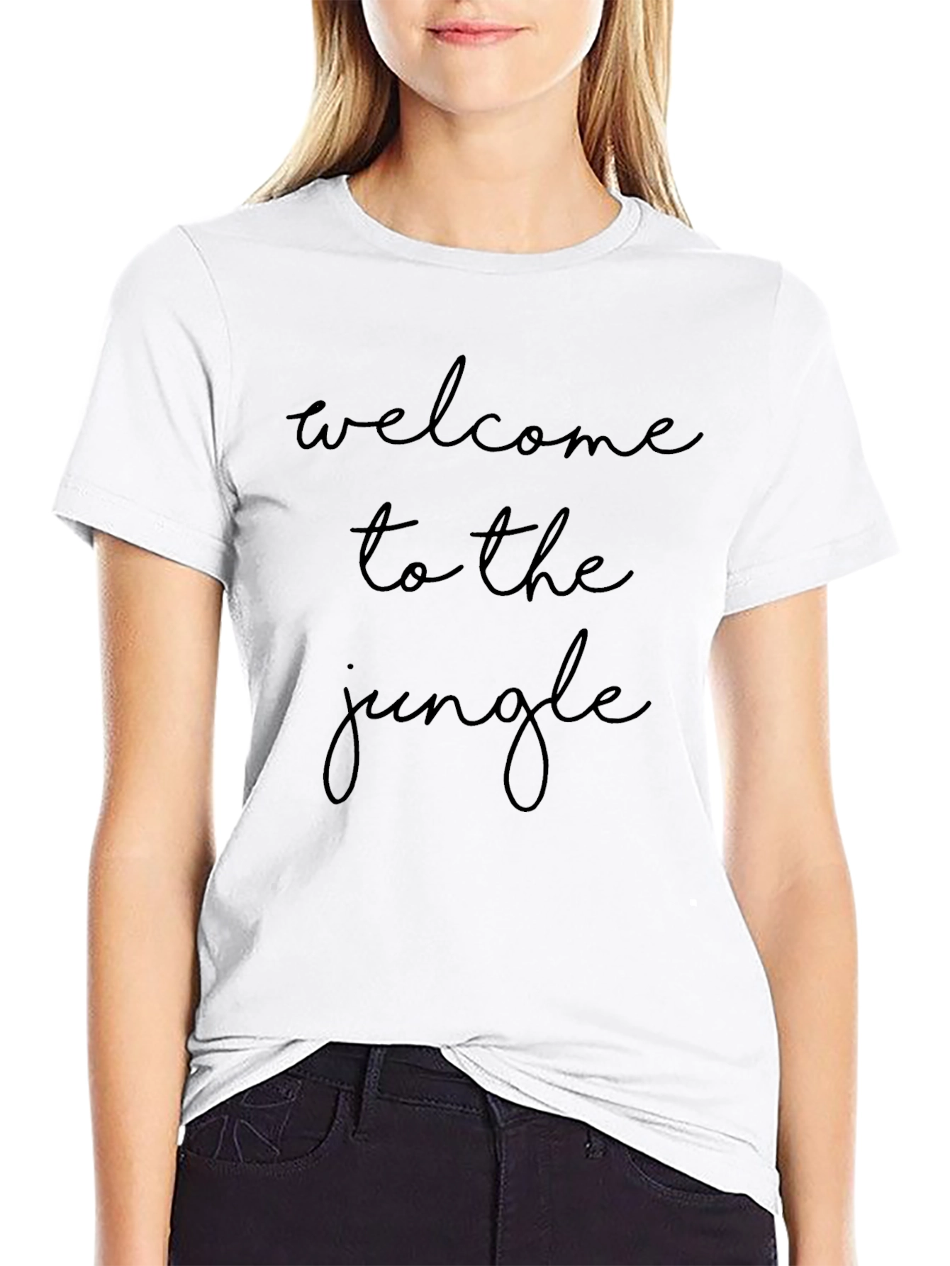 Welcome to the Jungle Graphic Tee - Black