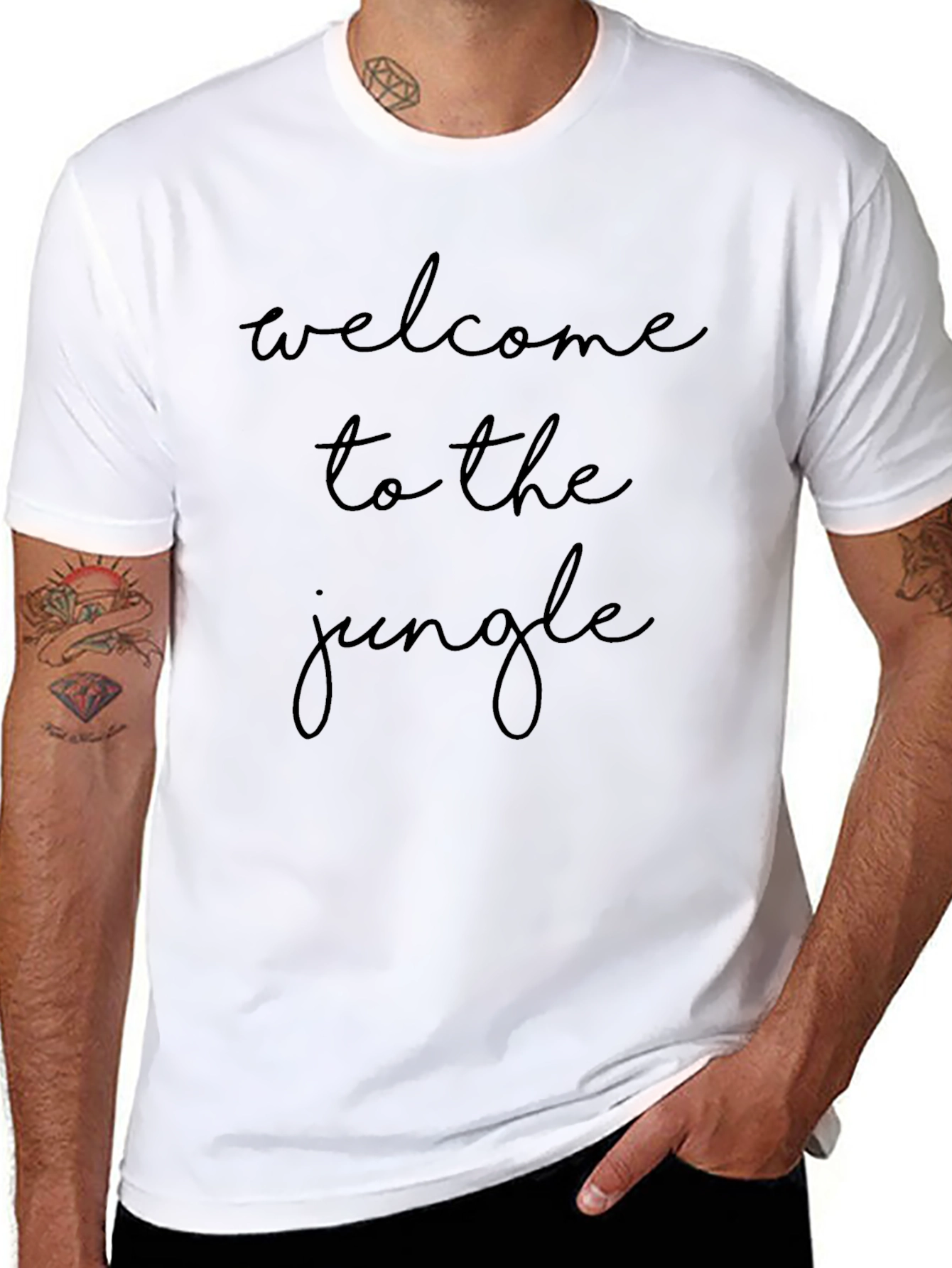 Welcome to the Jungle Graphic Tee - Black