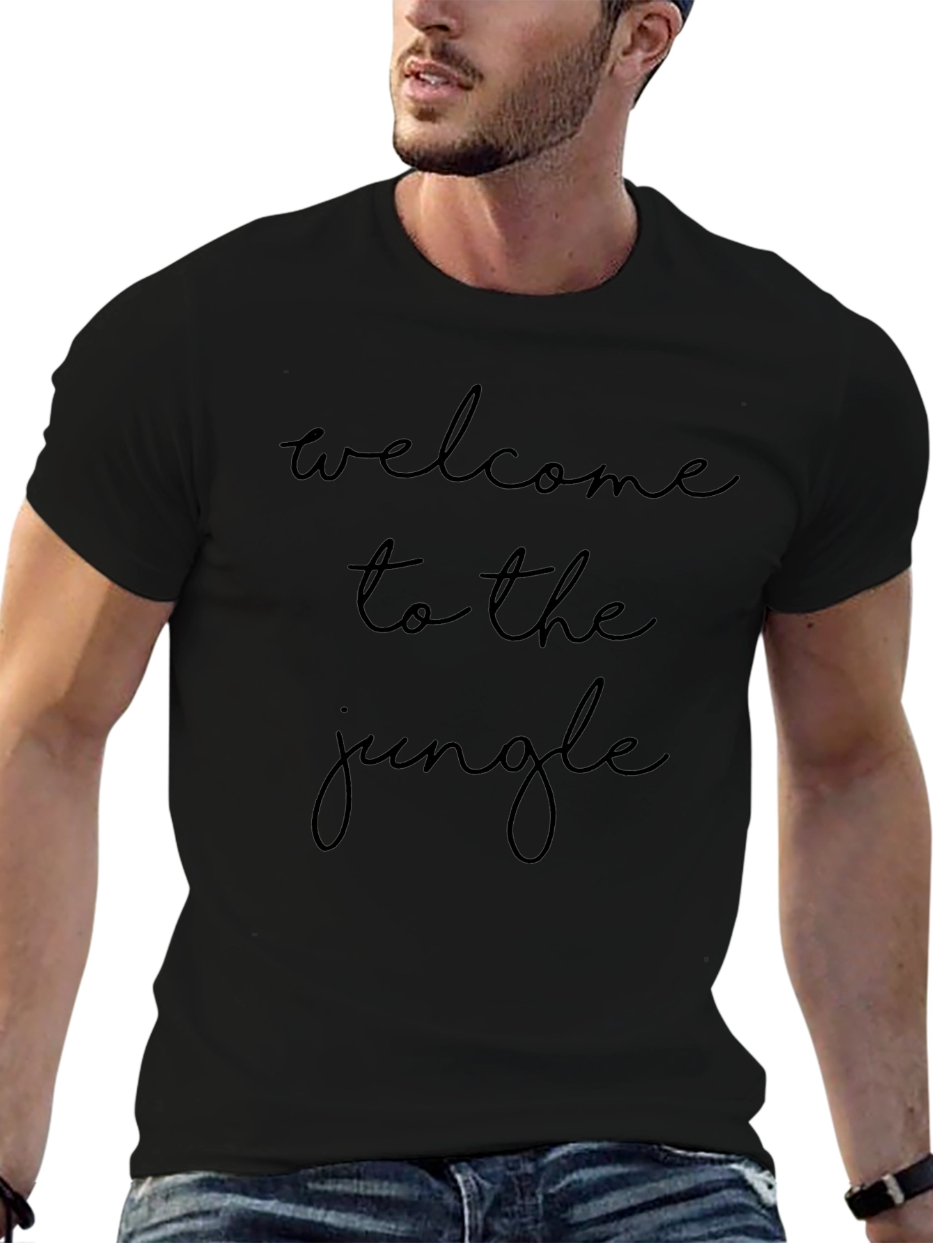 Welcome to the Jungle Graphic Tee - Black