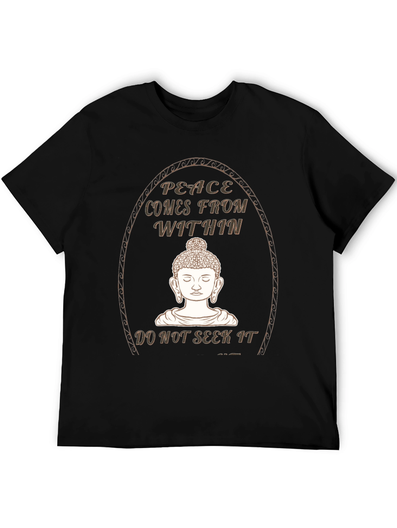 Peace Within Buddha Graphic T-Shirt