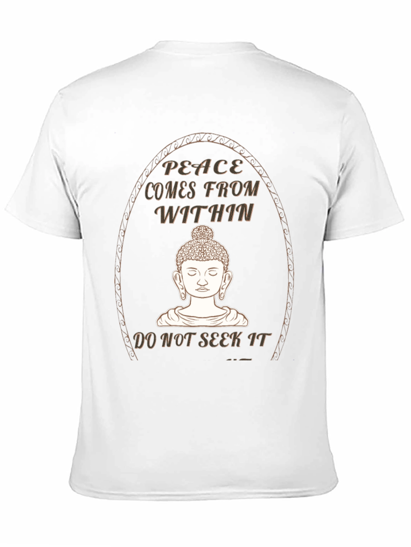 Peace Within Buddha Graphic T-Shirt