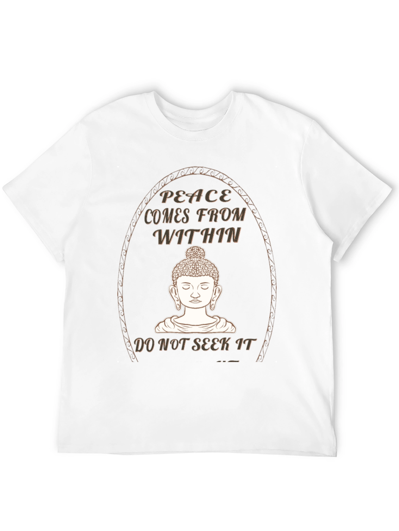 Peace Within Buddha Graphic T-Shirt