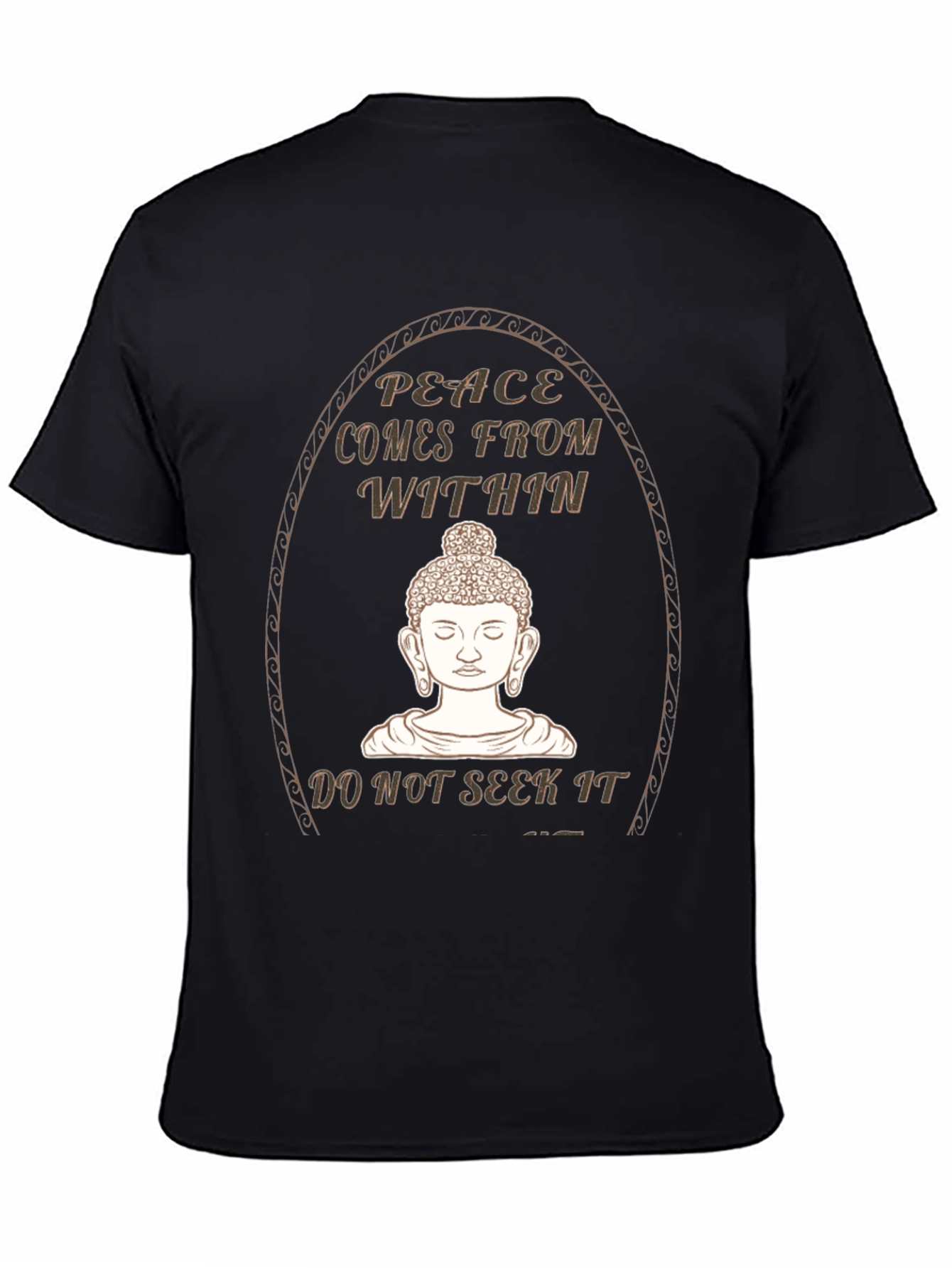 Peace Within Buddha Graphic T-Shirt