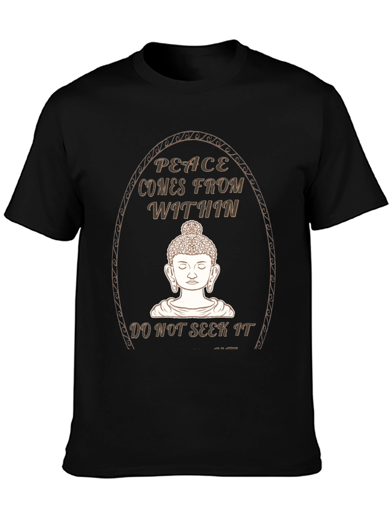 Peace Within Buddha Graphic T-Shirt