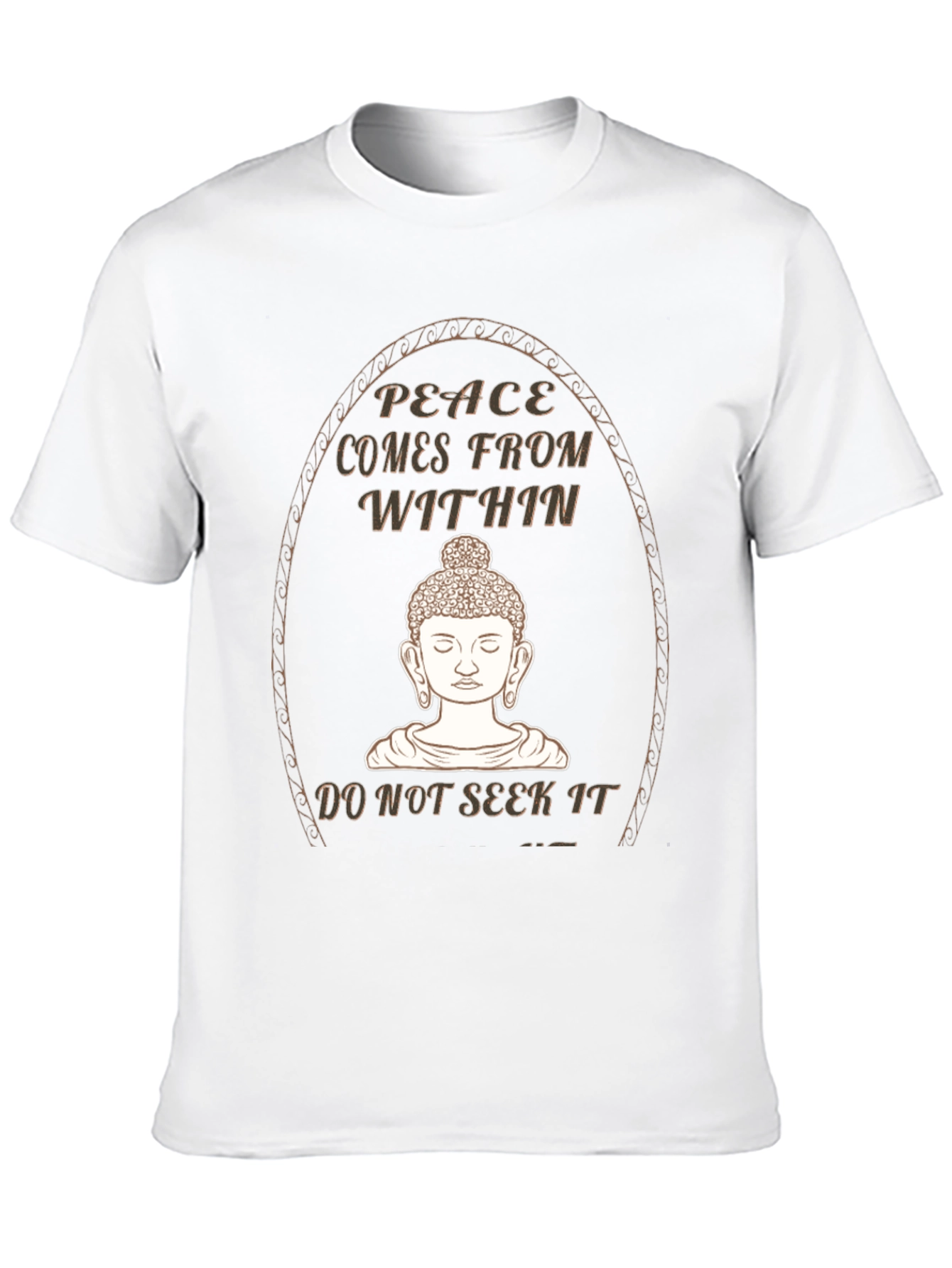 Peace Within Buddha Graphic T-Shirt