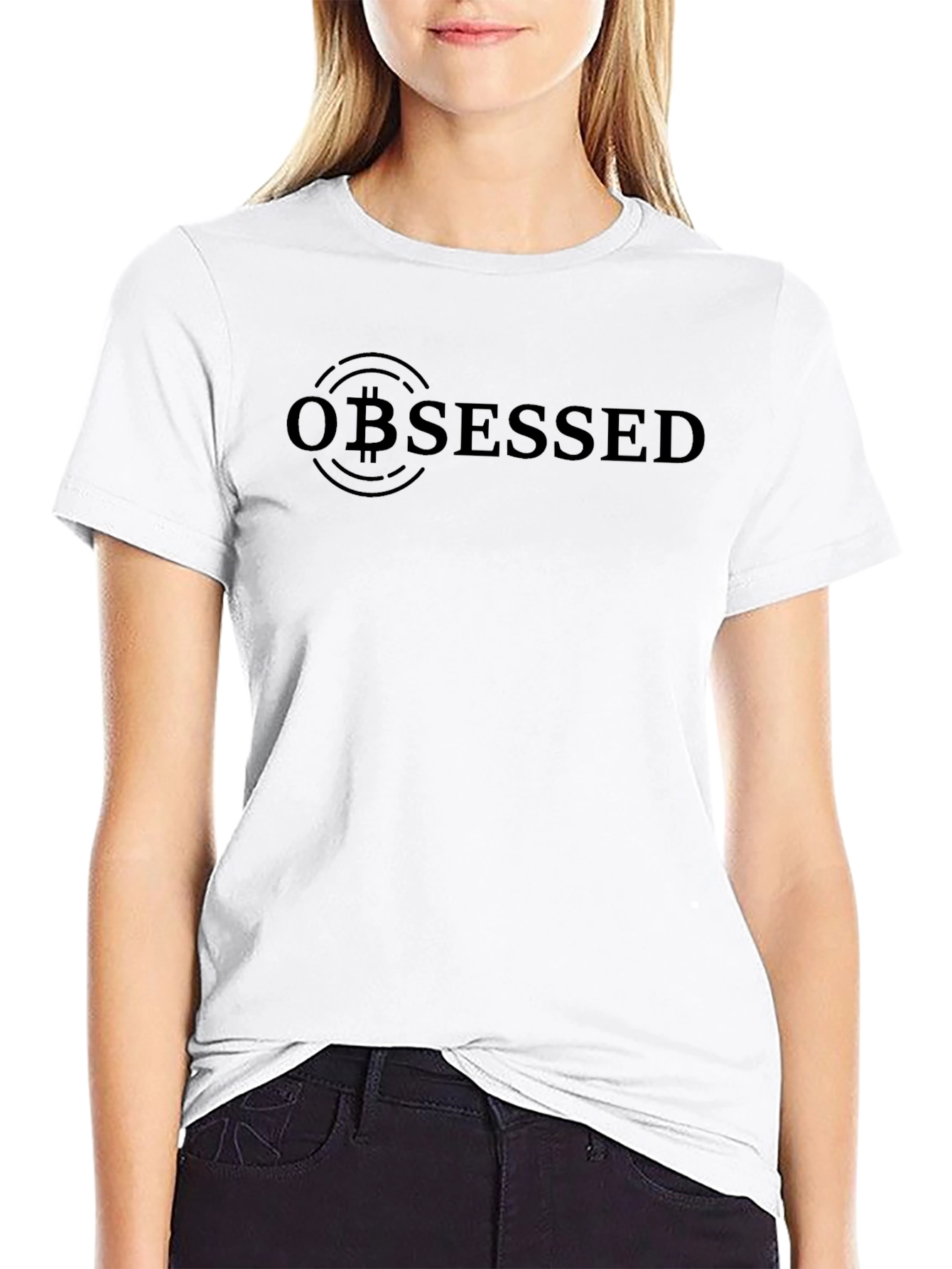 Bitcoin Obsessed Black T-Shirt