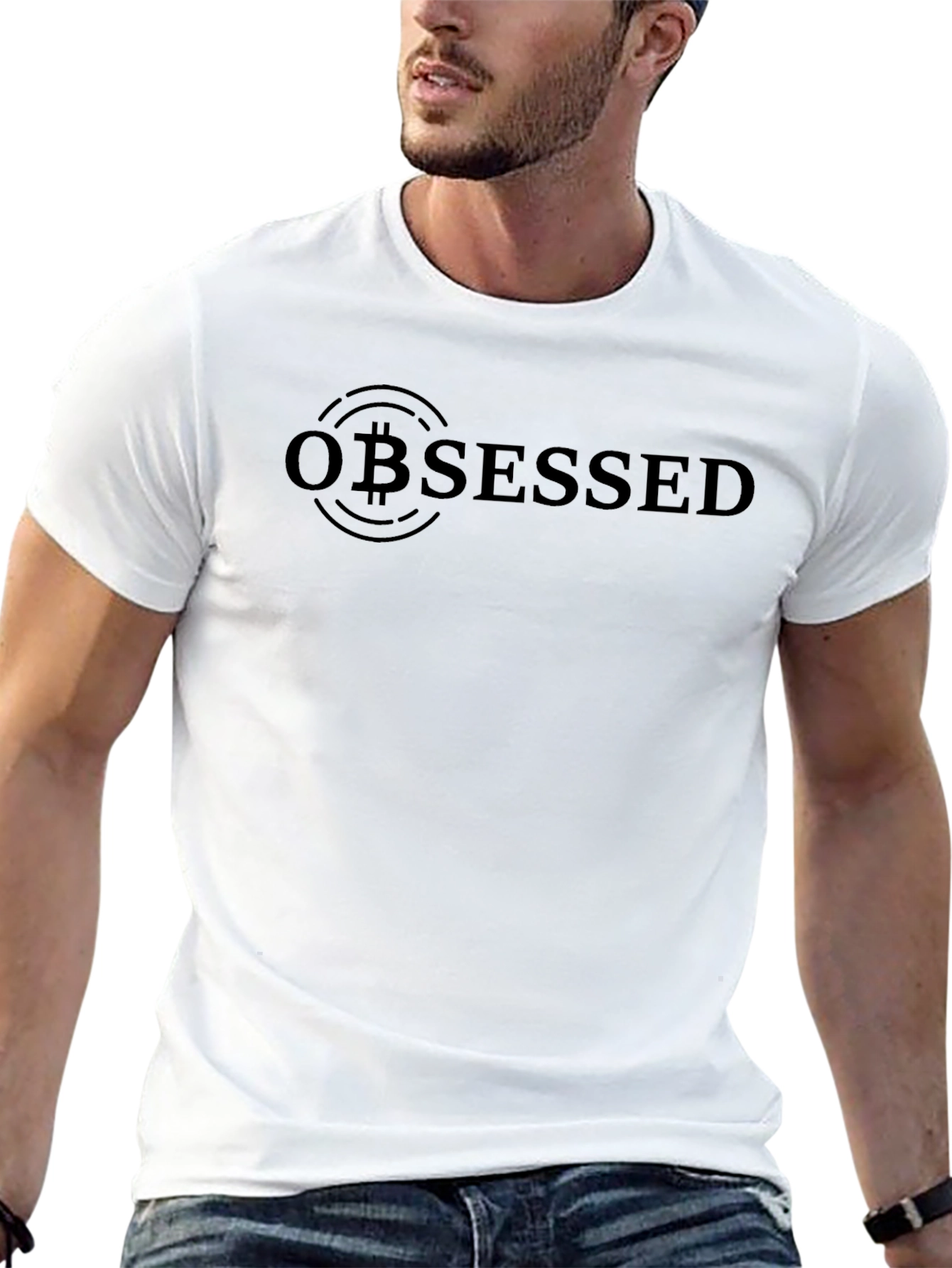 Bitcoin Obsessed Black T-Shirt