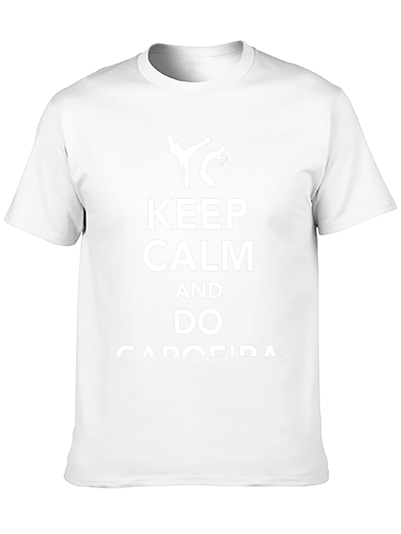 Keep Calm and Do Capoeira Black T-Shirt